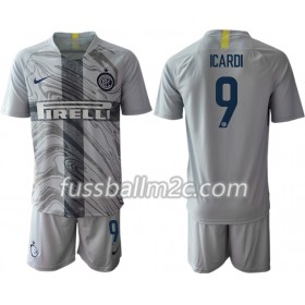Fußballtrikots Inter Mailand ICARDI 9 Kinder Ausweich Trikotsatz 2018-2019